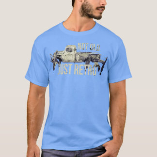 Camiseta Not Old Just Retro Vintage Old Pickup Square Truck