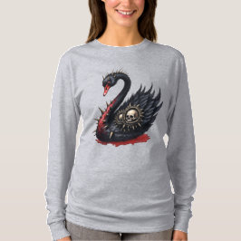 Camiseta Not Your Average Swan – Spikes, Skulls & Sass. 