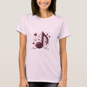 Camiseta Nota armoniosa: Adoptar el ritmo