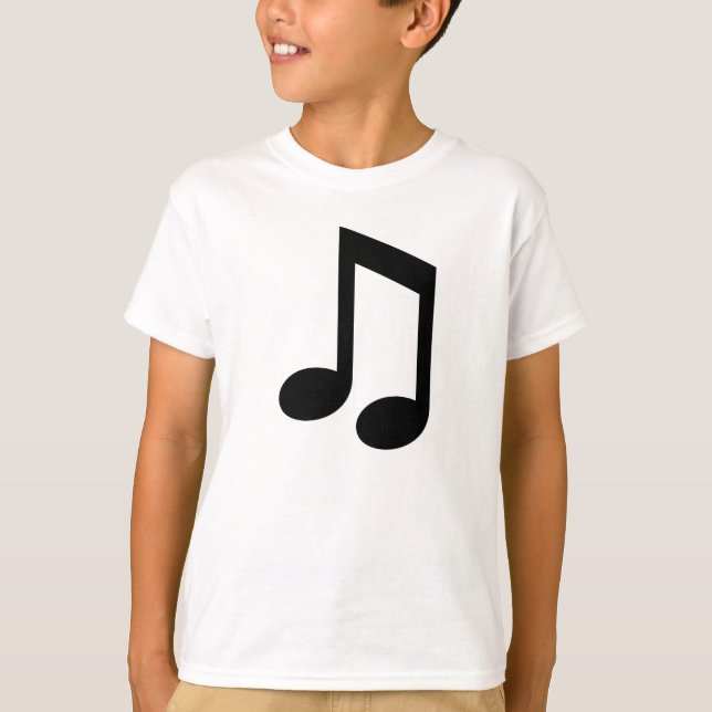 Camiseta Nota de la música (Anverso)