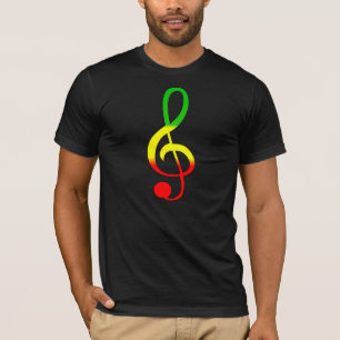 Camiseta Nota de la música de Ras