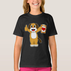 Camiseta Nota de Médica de perro