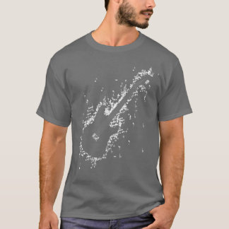 Camiseta Nota de música Guitarra eléctrica843
