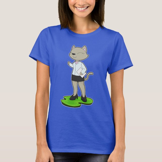 Camiseta Nota de Secretaria de Gato (Anverso)