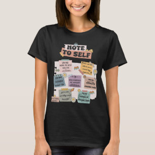Camiseta Nota De Sensibilización Sobre La Salud Mental A La