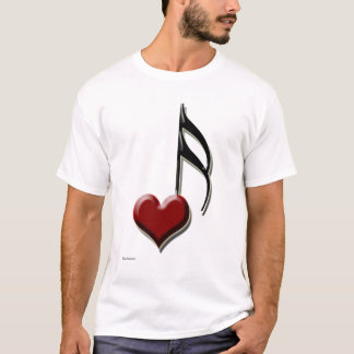Camiseta Nota del corazón
