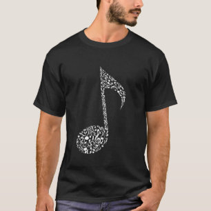 Camiseta Nota Musical Aficionado a la Música Músicos Símbol