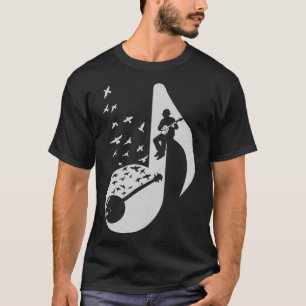 Camiseta Nota musical Banjo