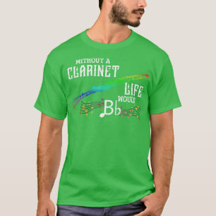 Camiseta Nota musical Clarinet Funny Clarinetista