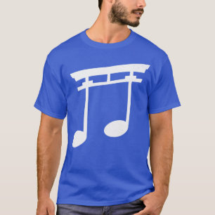 Camiseta Nota musical de Japón Templo Zen por Tobe Fonseca