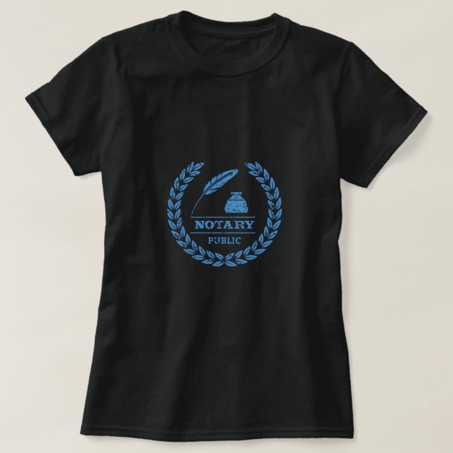 Camiseta Notario abogado de oficio abogado notario regalo (Diseño del anverso)