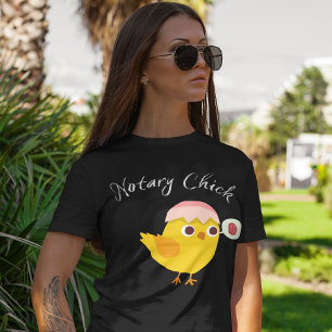 Camiseta Notario gracioso   Office - Notary Chick