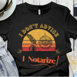 Camiseta Notario gracioso | Oficina - No lo aconsejo, escri