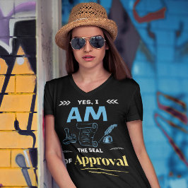 Camiseta Notario gracioso | Oficina - Soy el sello de aprob
