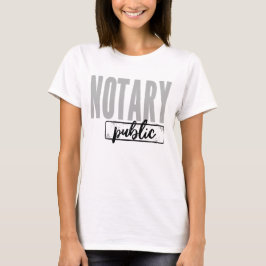 Camiseta Notario público Gran Fuente Faded Black