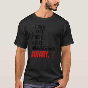 Camiseta Notary Firma Agente Notario Notarize Notari
