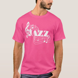 Camiseta Notas de Jazz de Música de Jazz
