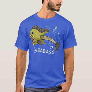 Camiseta Notas de la guitarra musical de Sea Bass
