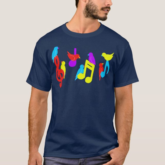 Camiseta Notas de la música (Anverso)
