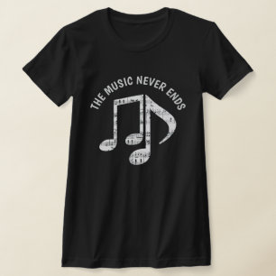 Camiseta Notas de la música negra