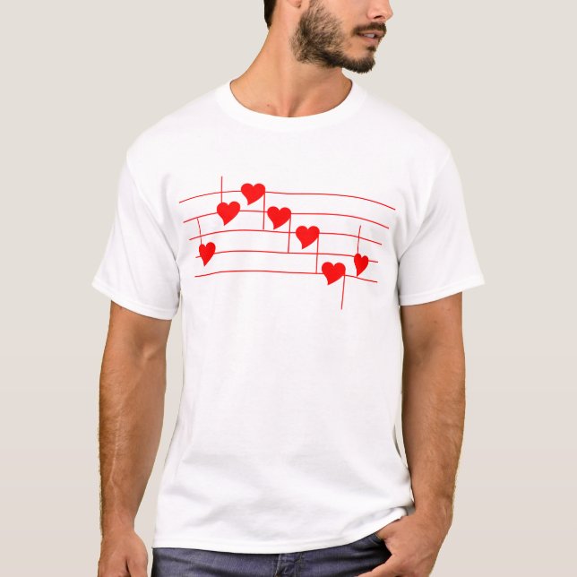 Camiseta Notas de Love'n (Anverso)