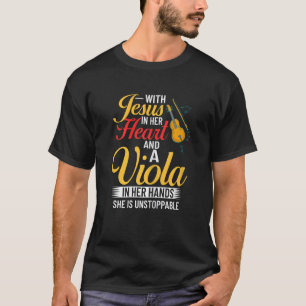 Camiseta Notas de música para viola principiante