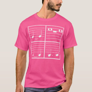 Camiseta Notas de Piano Caras - Músicos Piano - Pianista