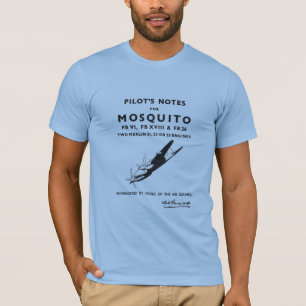 Camiseta Notas del piloto de Mosquito Aircraft