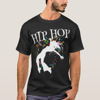 Camiseta Notas musicales de Hip Hop Dancer