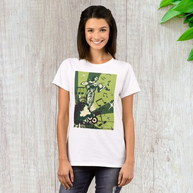 Camiseta Notas musicales del Violin Player (Subido por el creador)