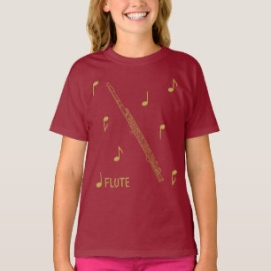 Camiseta Notas musicales fluyen