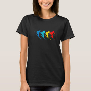 Camiseta Notas musicales Símbolo Esquí y deportes de invier