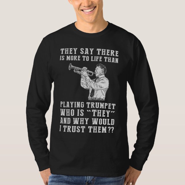 Camiseta Notas sobre la trompeta y dudas: Armonizando la vi (Anverso)