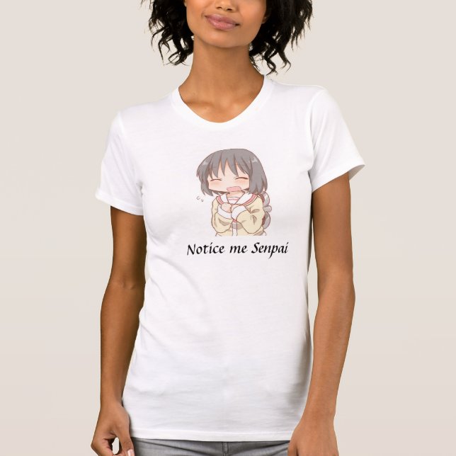 Camiseta Nóteme Senpai (Anverso)
