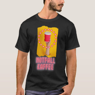 Camiseta Notfall Kaffee 2 go Espresso Becher