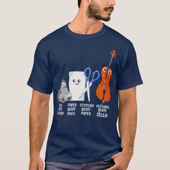 Camiseta Nothing Beats Cello Quote  Funny Cellist Gift (Anverso)