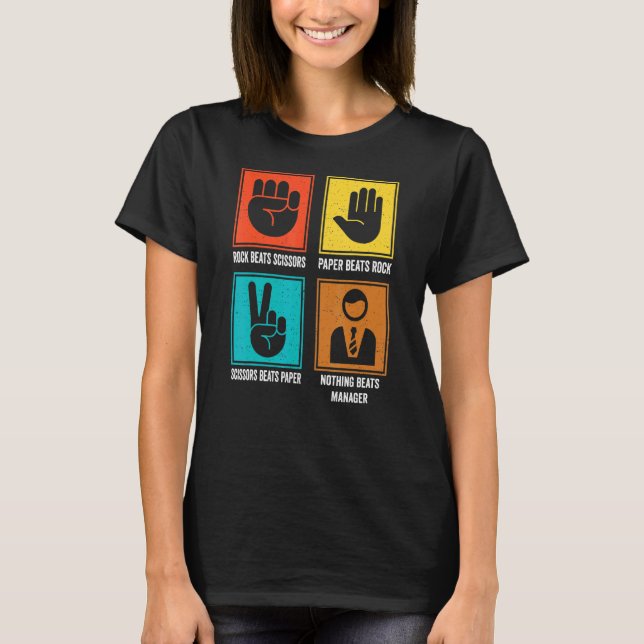 Camiseta Nothing Beats Manager Director Md Administrator Co (Anverso)