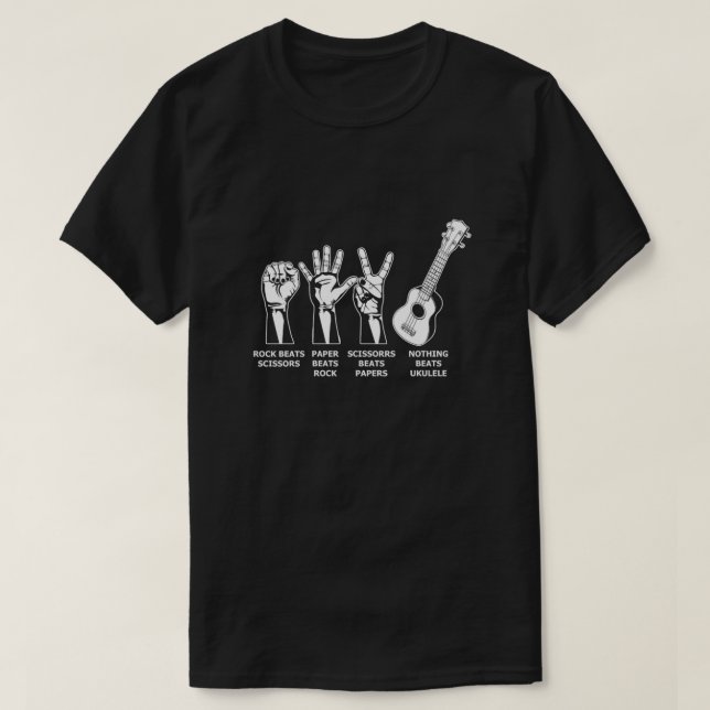 Camiseta Nothing Beats Ukulele Uke Acoustic Instrument Gift (Diseño del anverso)