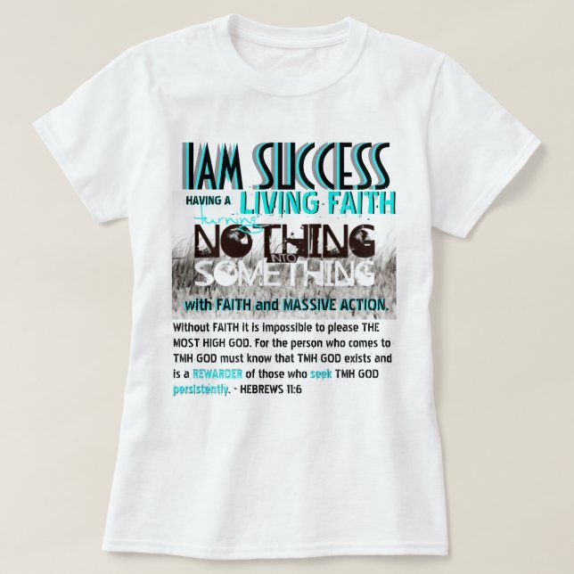 Camiseta NOTHING INTO SOMETHING (Diseño del anverso)