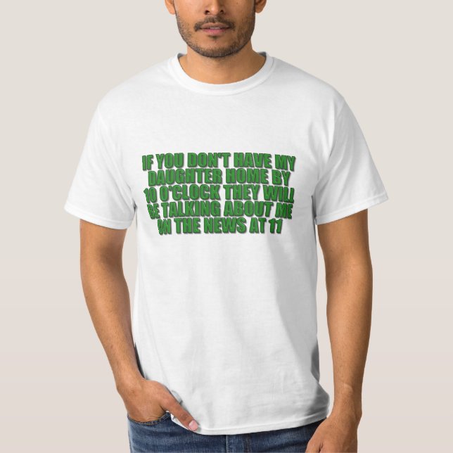 Camiseta Noticias A Las 11 (Anverso)