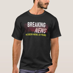Camiseta Noticias de última hora 23 años de aniversario lab