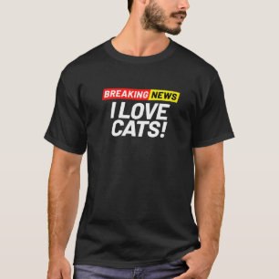 Camiseta Noticias de última hora No me importa Me encantan