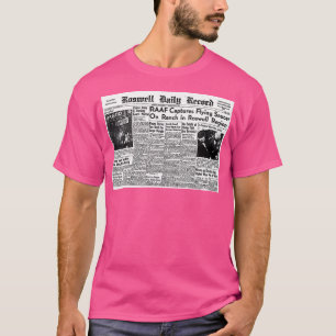 Camiseta Noticias del Crash de Roswell Ufo - Julio 81947