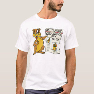 Camiseta "Noticias del día de la marmota "