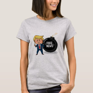 Camiseta Noticias falsas de Trump