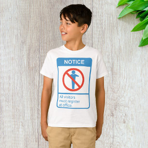 Camiseta Notificar a todos los visitantes