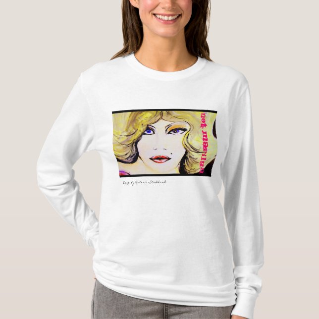 Camiseta NotMarilyn: Diseños para sorprender en USTED. (Anverso)