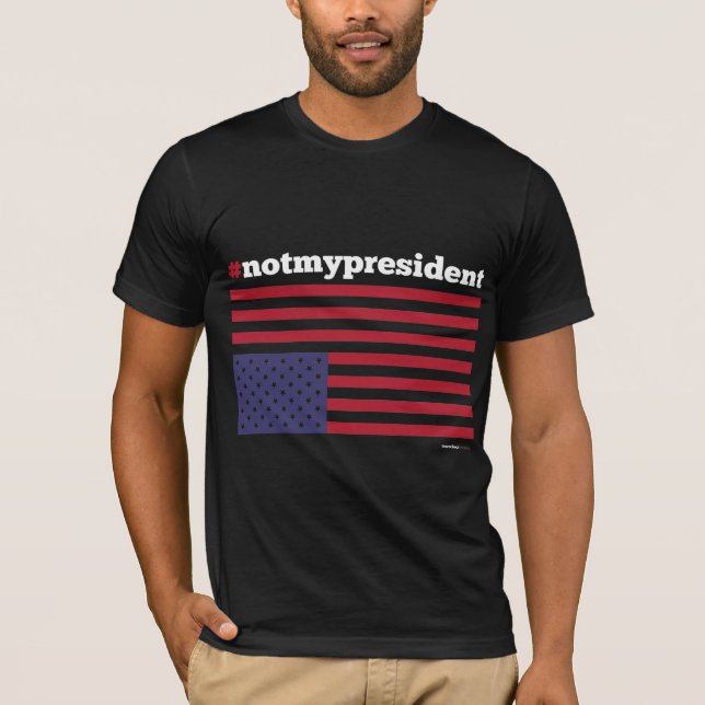 camiseta #notmypresident (Anverso)