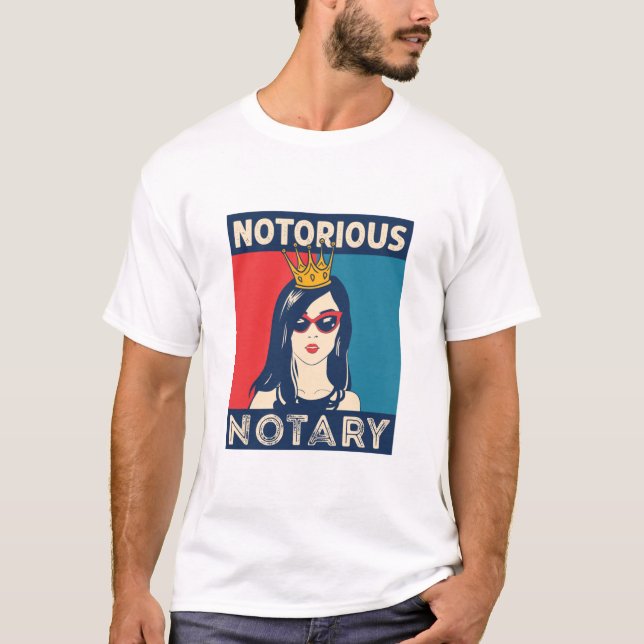 Camiseta Notoria parodia divertida pública (Anverso)