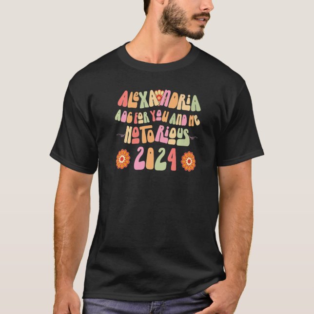 Camiseta Notorio AOC para ti y yo 2024 Retro Alejandría (Anverso)